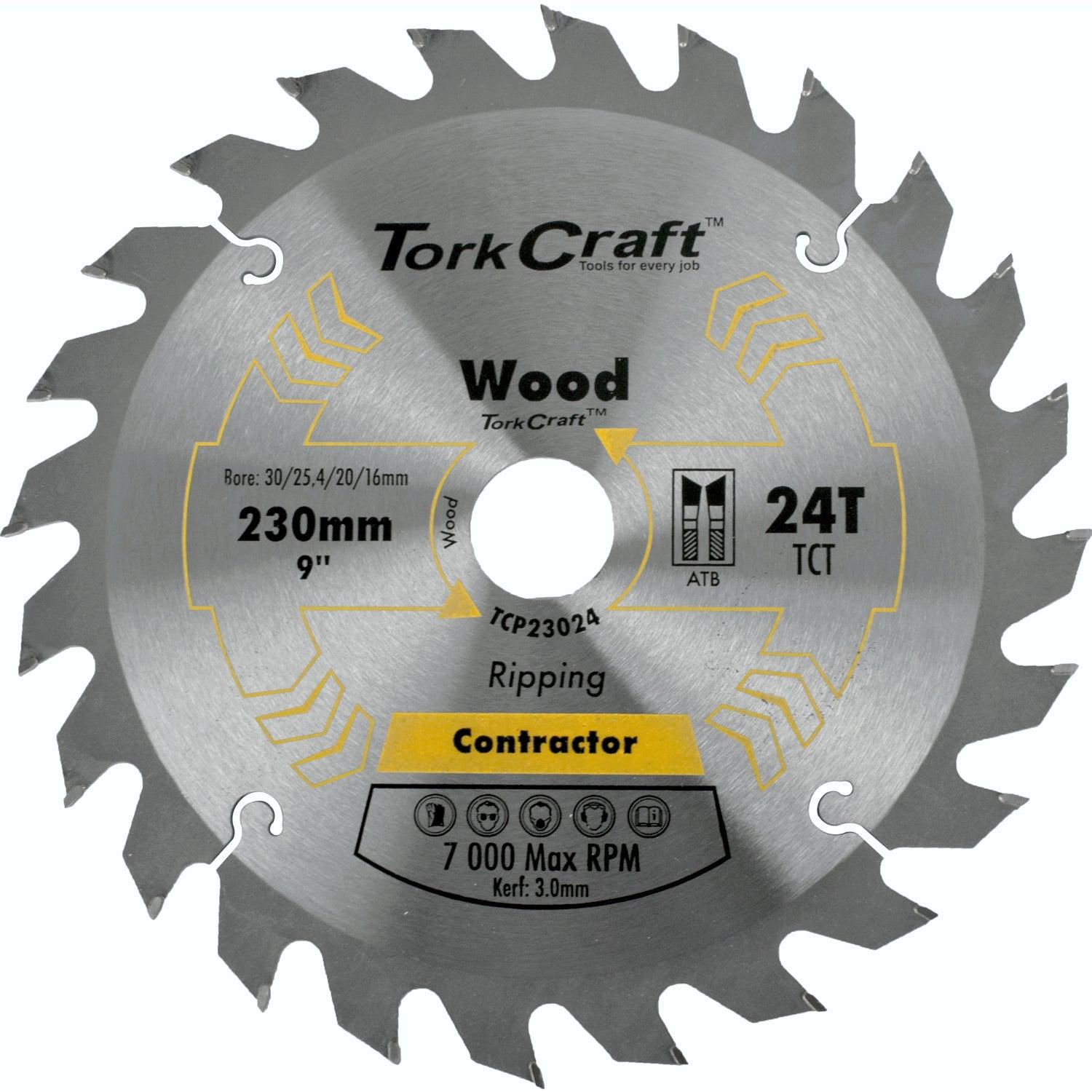 Blade Contractor 230 X24 T 30/1/2 Circular Saw Tct - Livestainable.co.za