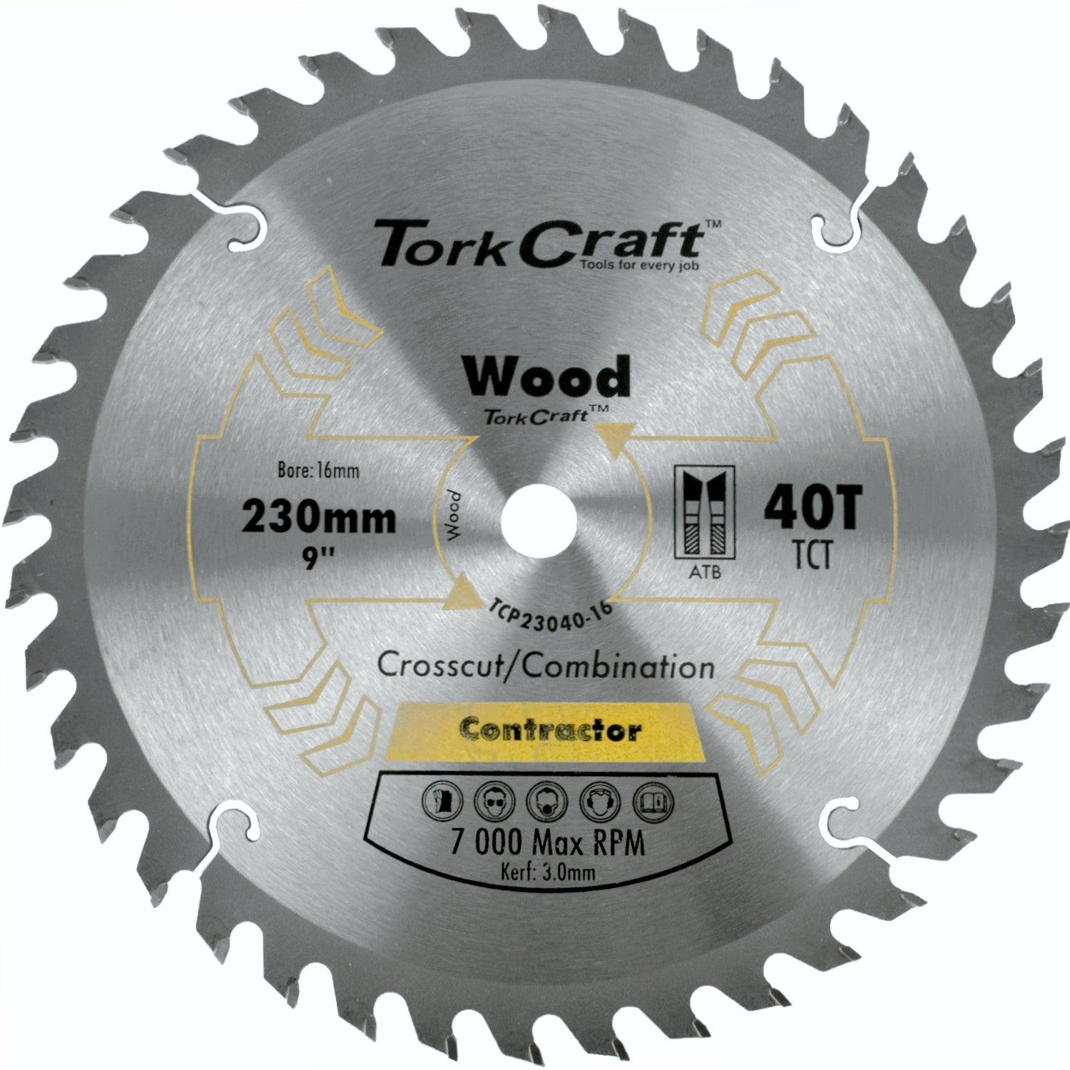 Blade Contractor 230 X40 T 16 Mm Circular Saw Tct - Livestainable.co.za