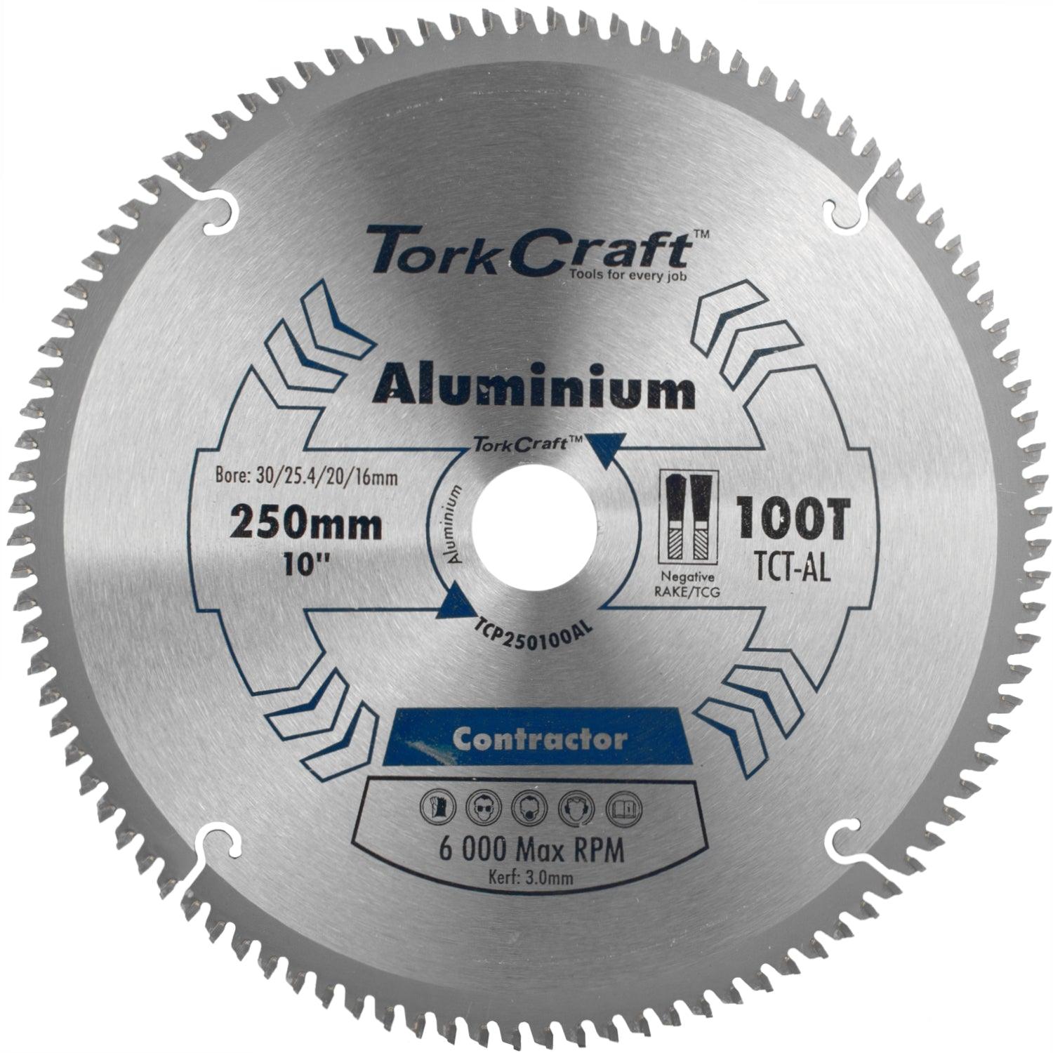 Blade Contractor Alum 250 X 100 T 30/1/20/16 Circular Saw Tct - Livestainable.co.za