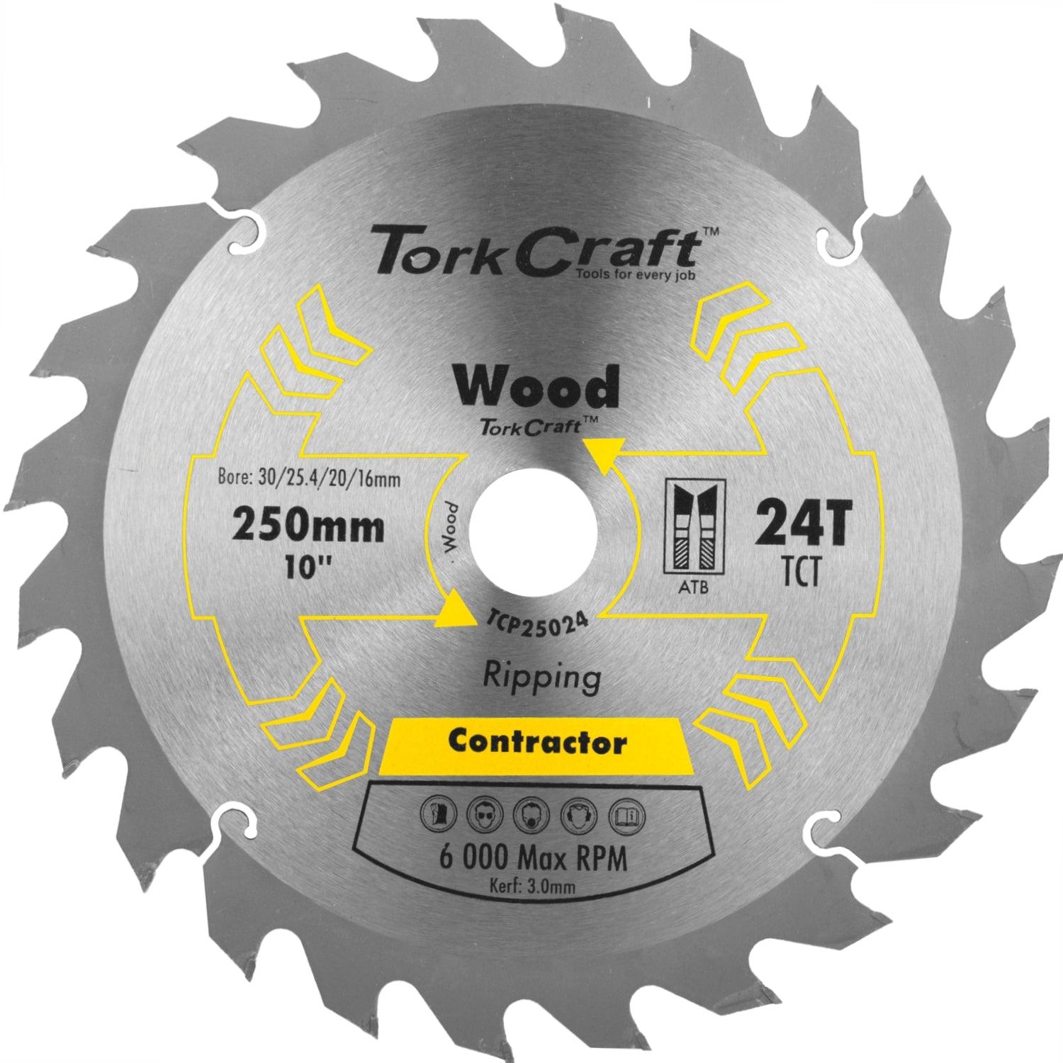 Blade Contractor 250 X 24 T 30/16 Circular Saw Tct - Livestainable.co.za