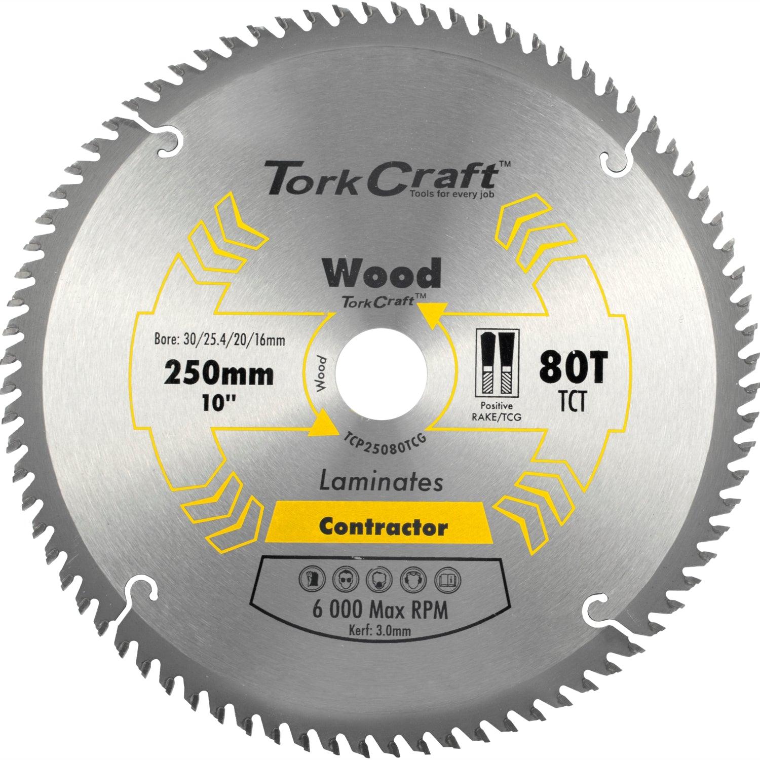 Blade Contractor 250 X 80 T Tcg Neg Circular Saw Tct - Livestainable.co.za