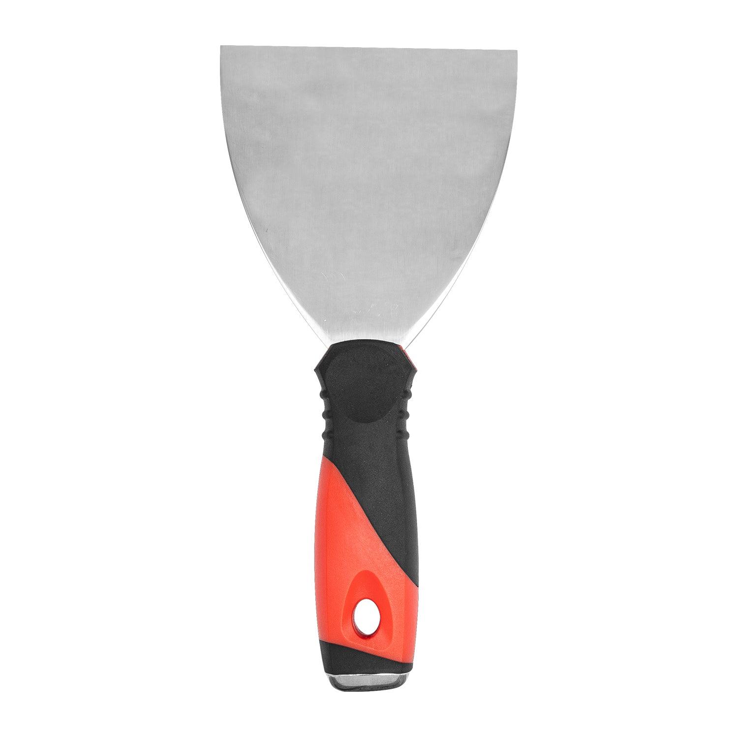 Putty Knife 100 Mm S/Steel Blade Soft Grip Steel Cap - Livestainable.co.za
