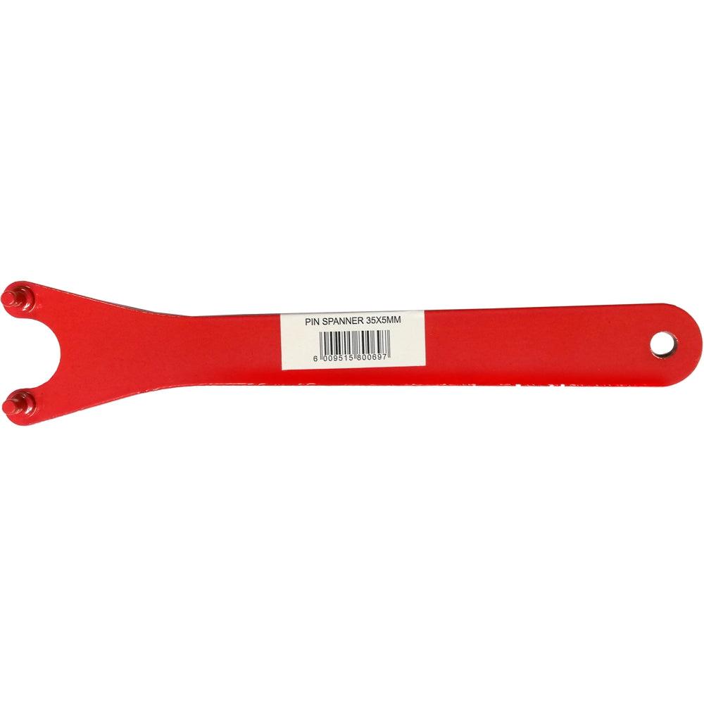 Pin Spanner 35 X5 Mm Red For Angle Grinder - Livestainable.co.za