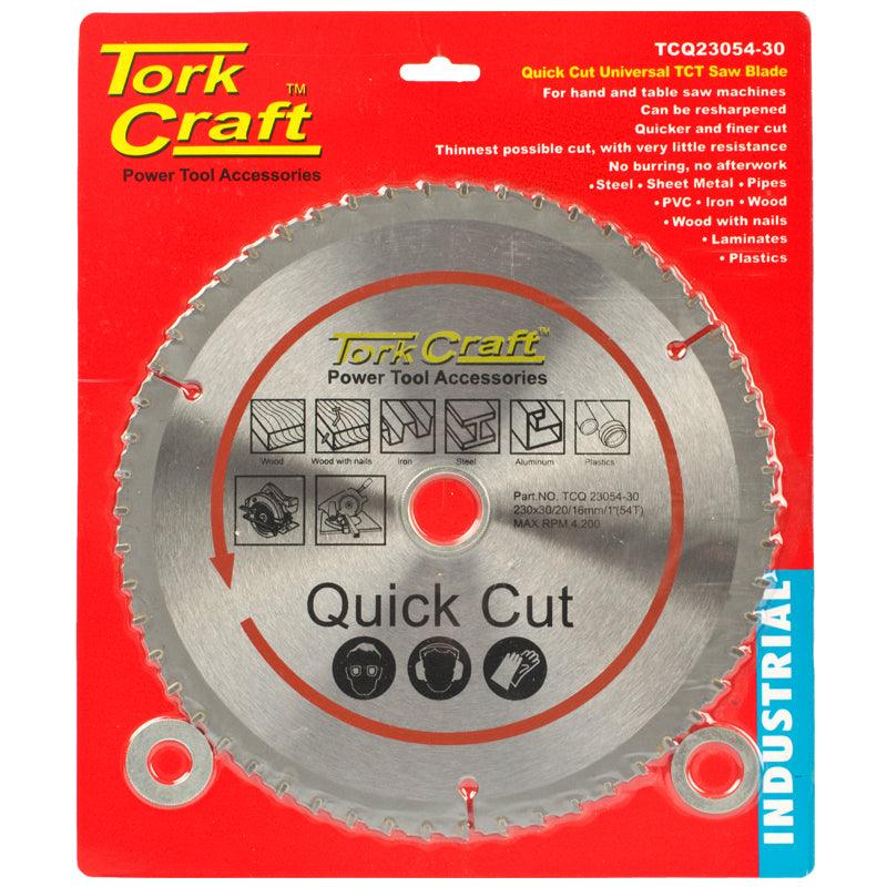 Universal Quick Cut Tct Blade 230 X54 T 30 20 - Livestainable.co.za