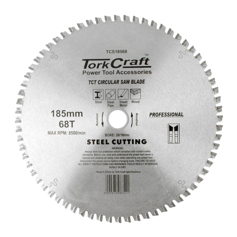 Tct Blade Steel Cutting 185 X68 T 20/16 - Livestainable.co.za