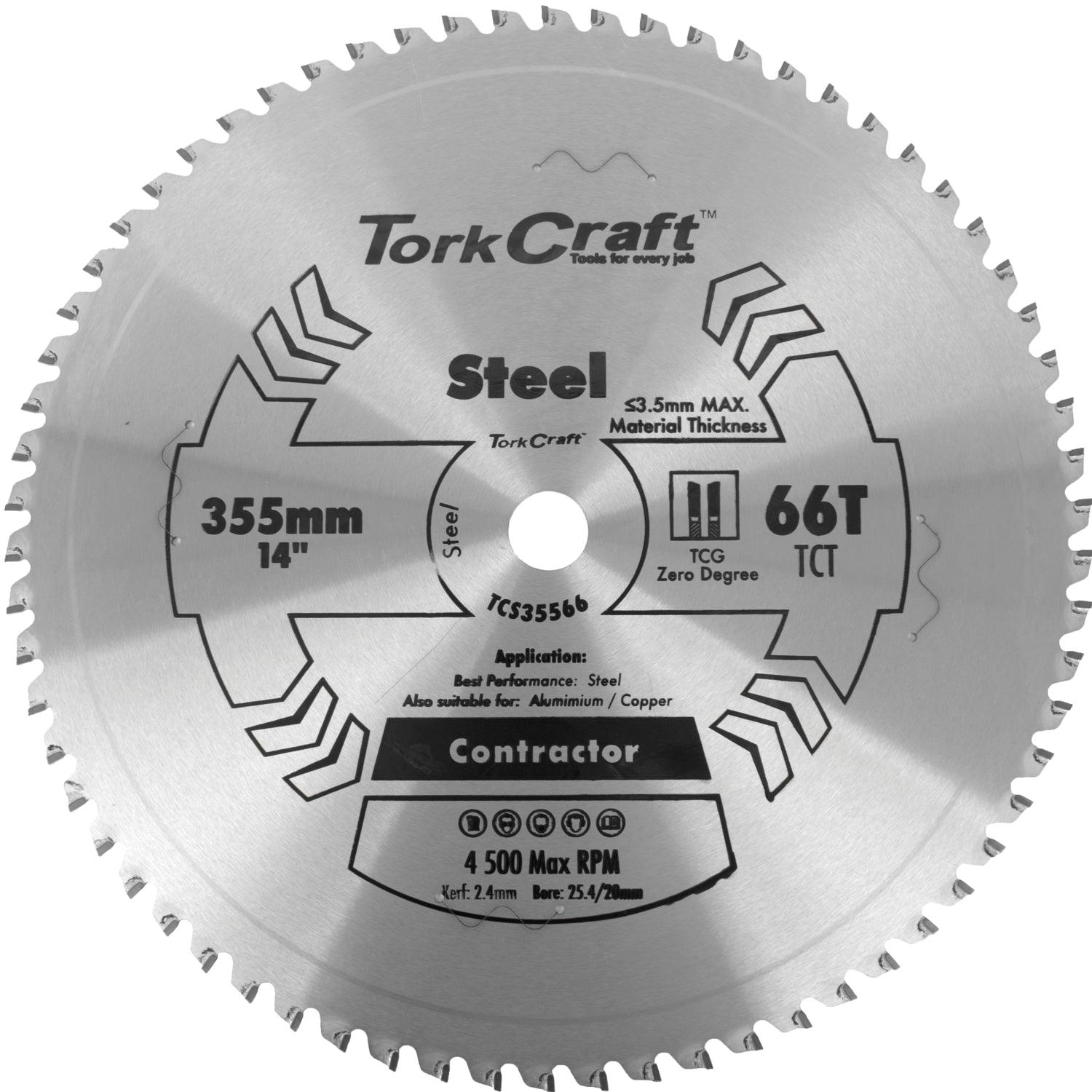 Tct Blade Steel Cutting 355 X66 T 25.4 Mm - Livestainable.co.za