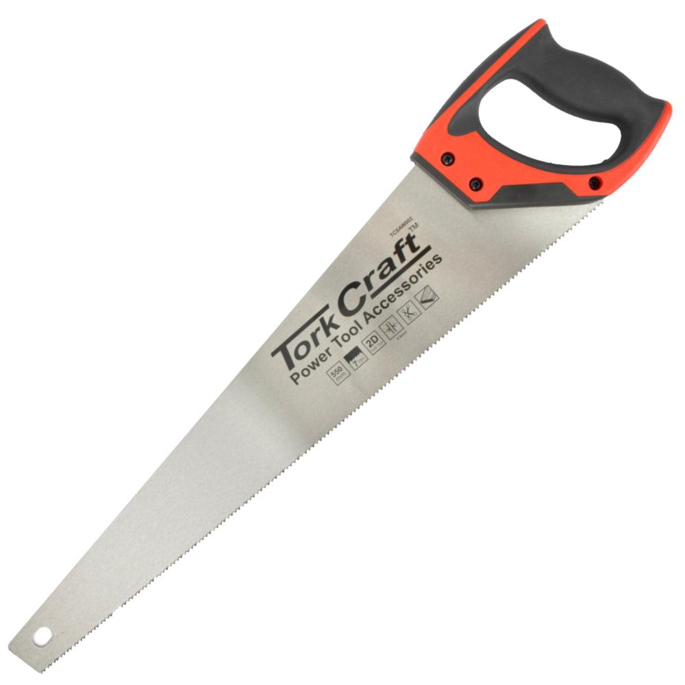 Hand Saw 550 Mm 7 Tpi 0.9 Mm Temp. Blade Abs Handle - Livestainable.co.za