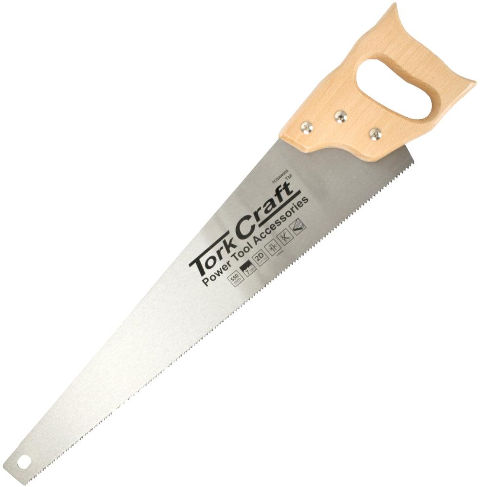 Hand Saw 550 Mm 7 Tpi 0.9 Mm Temp. Blade Wood Handle - Livestainable.co.za