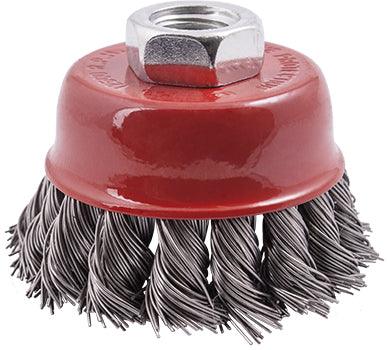 Wire Cup Brush 65 X M14 Knotted Stainless Steel Tcw - Livestainable.co.za