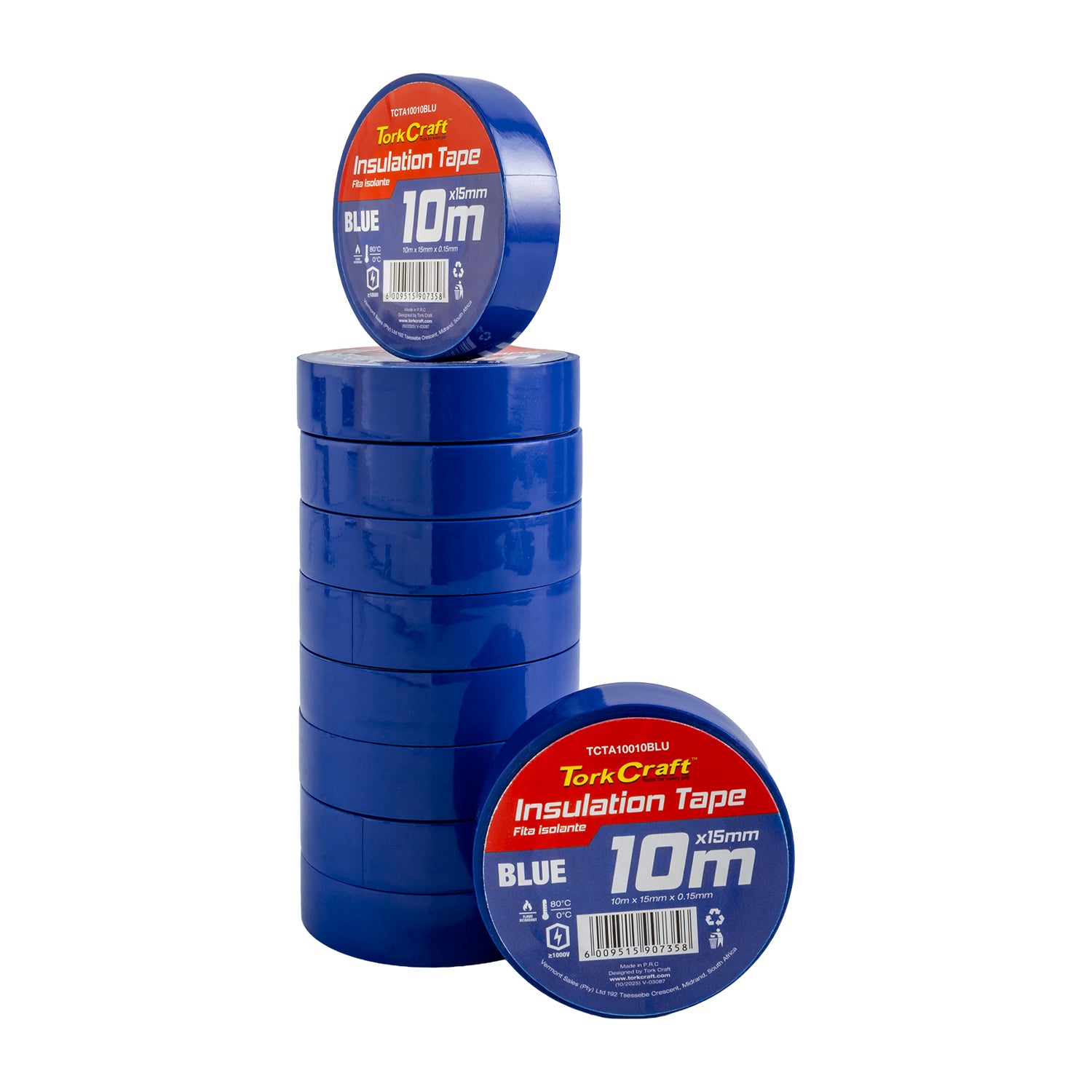 Tork Craft 0.15 Mmx15 Mmx10 M Blue Insulation Tape