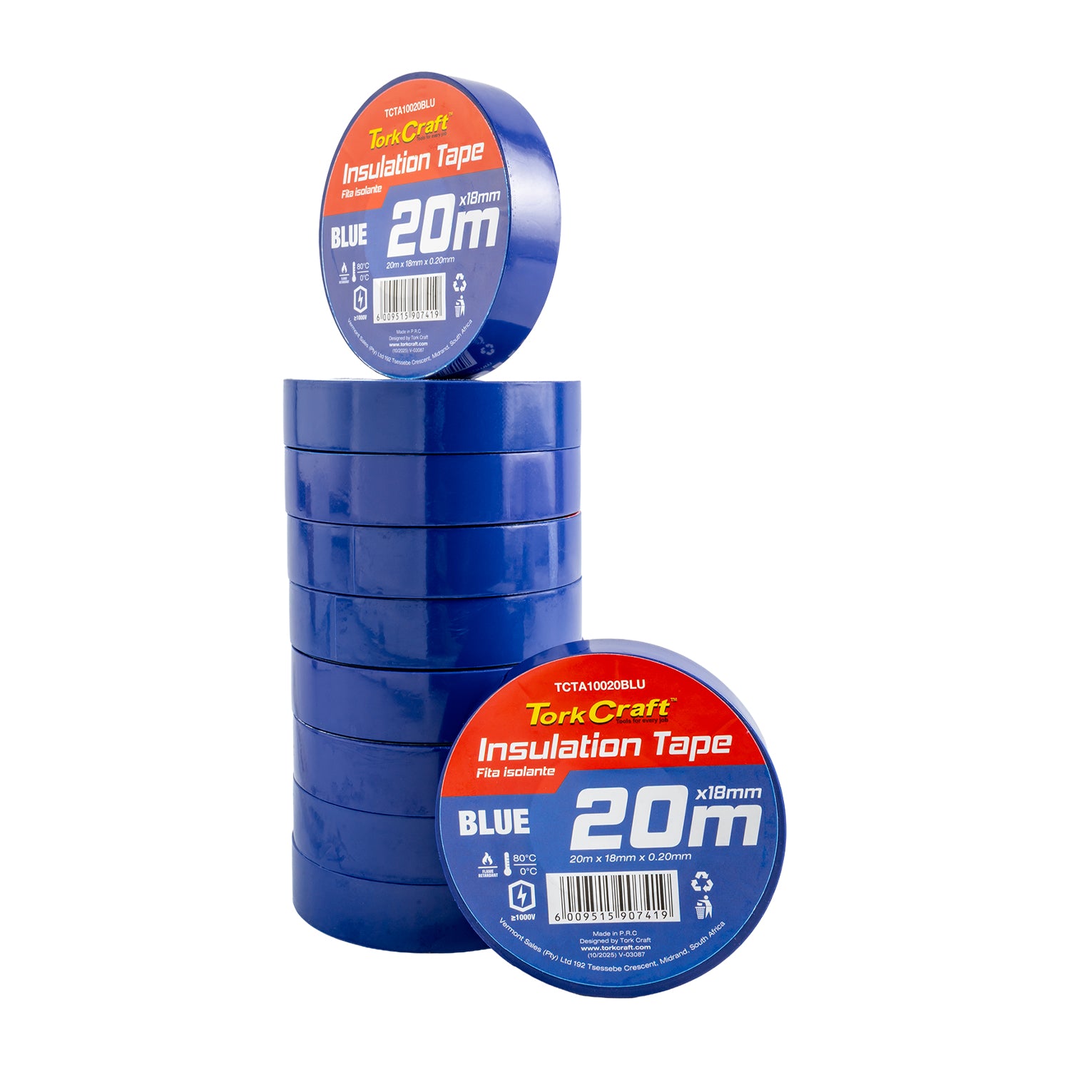 Tork Craft 0.20 Mmx18 Mmx20 M Blue Insulation Tape