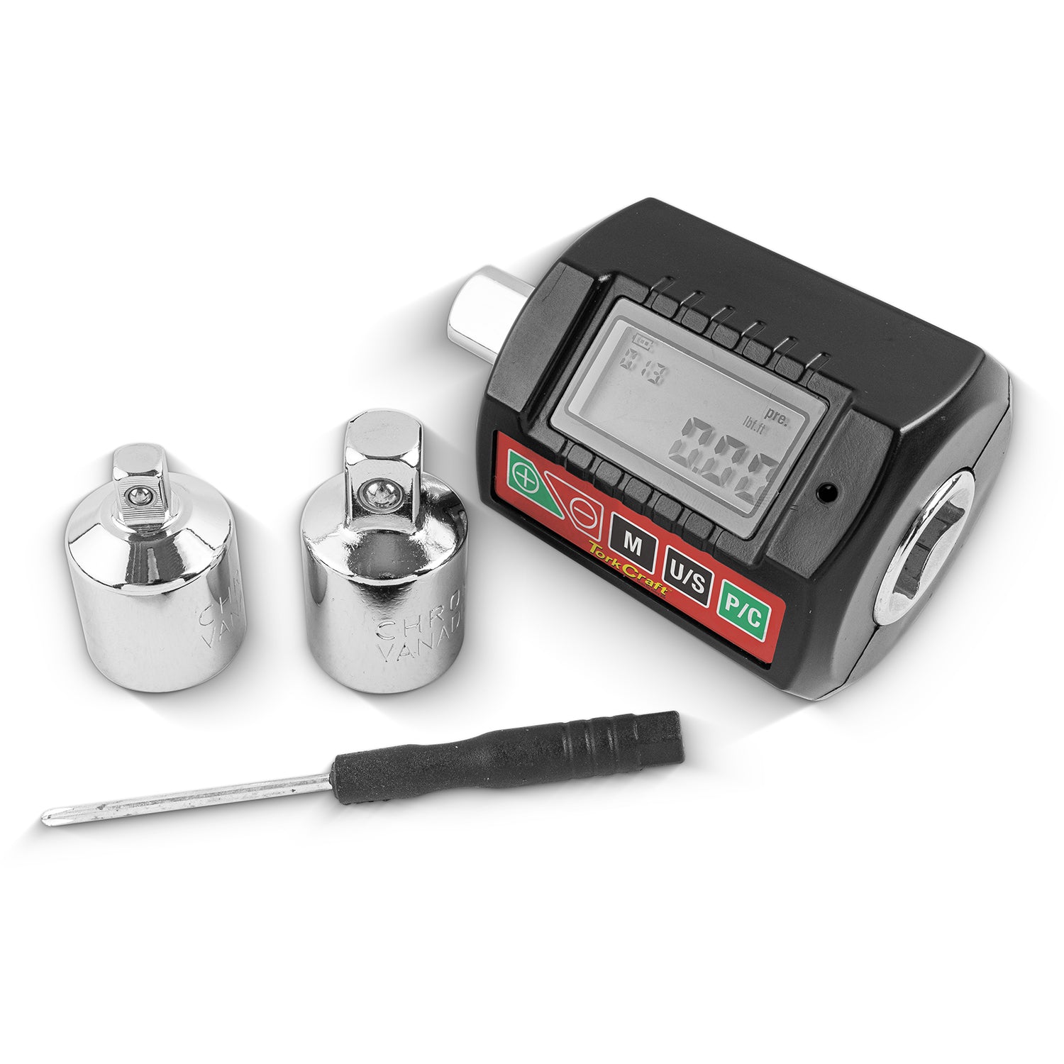Tork Craft Digital Torque Gauge/Adaptor 0.9 30 Nm 1/2'dr 2% Acc