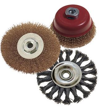 Wire Brush Set 3 Pce 100 Mm Twist Knot Wheel - Livestainable.co.za