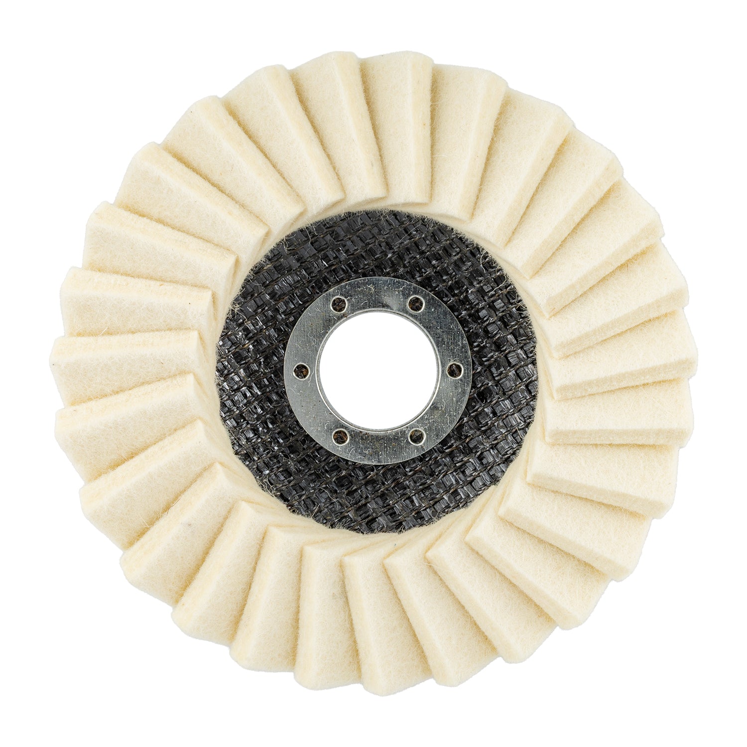 Tork Craft Flap Disc Wool Felt 115 Mm X 22.23 Mm Tcfd Polishing
