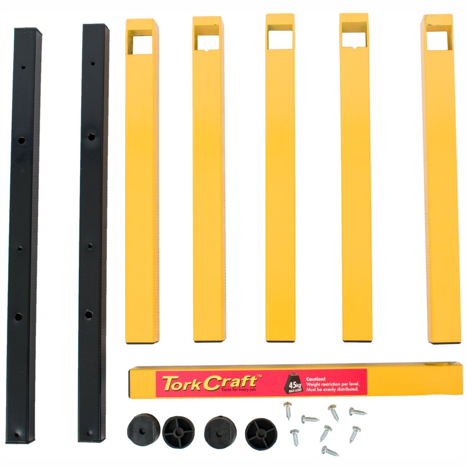 Tork Craft Storage Rack 3 Level For Wood And More 45 Kg Max Per Level - Livestainable.co.za