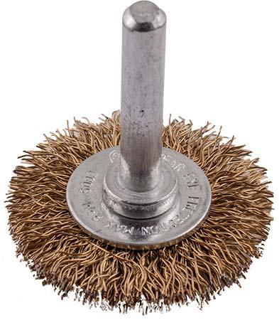 Wire Wheel Brush 38 Mm X 6 Mm Shaft Blister - Livestainable.co.za