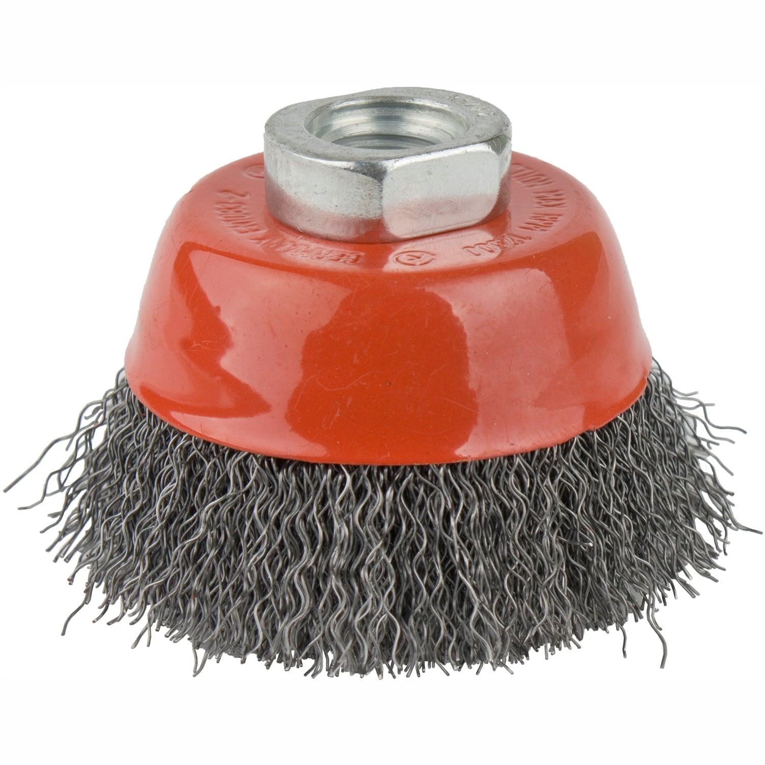 Wire Cup Brush Crimped Plain 60 Mmxm14 Blister - Livestainable.co.za