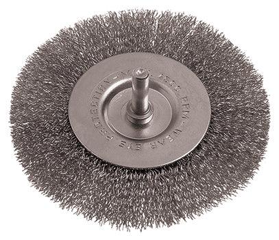 Wire Wheel Brush 100 Mm 6 Mm Shaft Stainless Steel - Livestainable.co.za