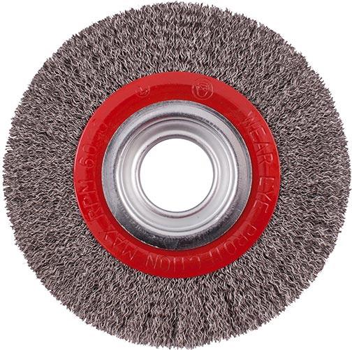 Wire Wheel Brush 150 Mm X 25 Mm Stainless Steel Bench Grinder - Livestainable.co.za