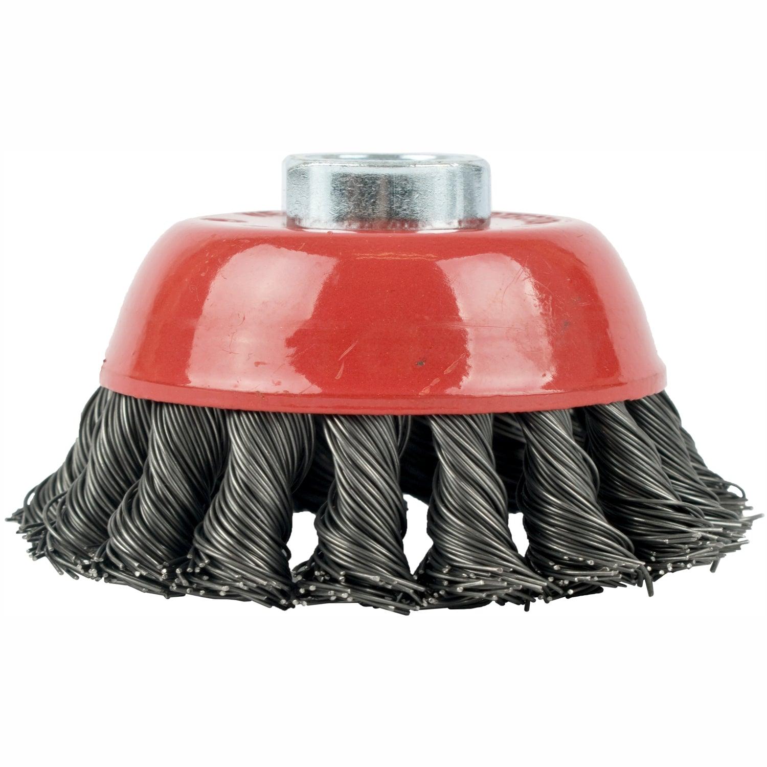 Wire Cup Brush Twisted 100 Mmxm14 Blister - Livestainable.co.za