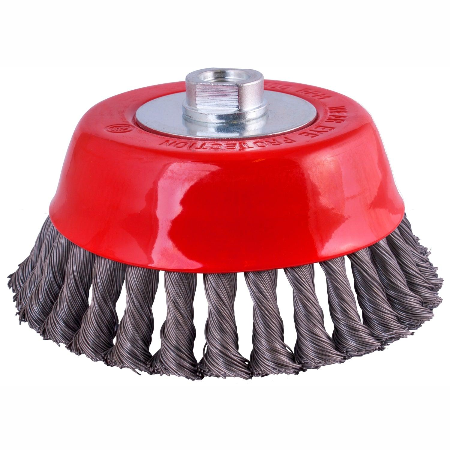 Wire Cup Brush Twisted 150 Mmxm14 Blister - Livestainable.co.za