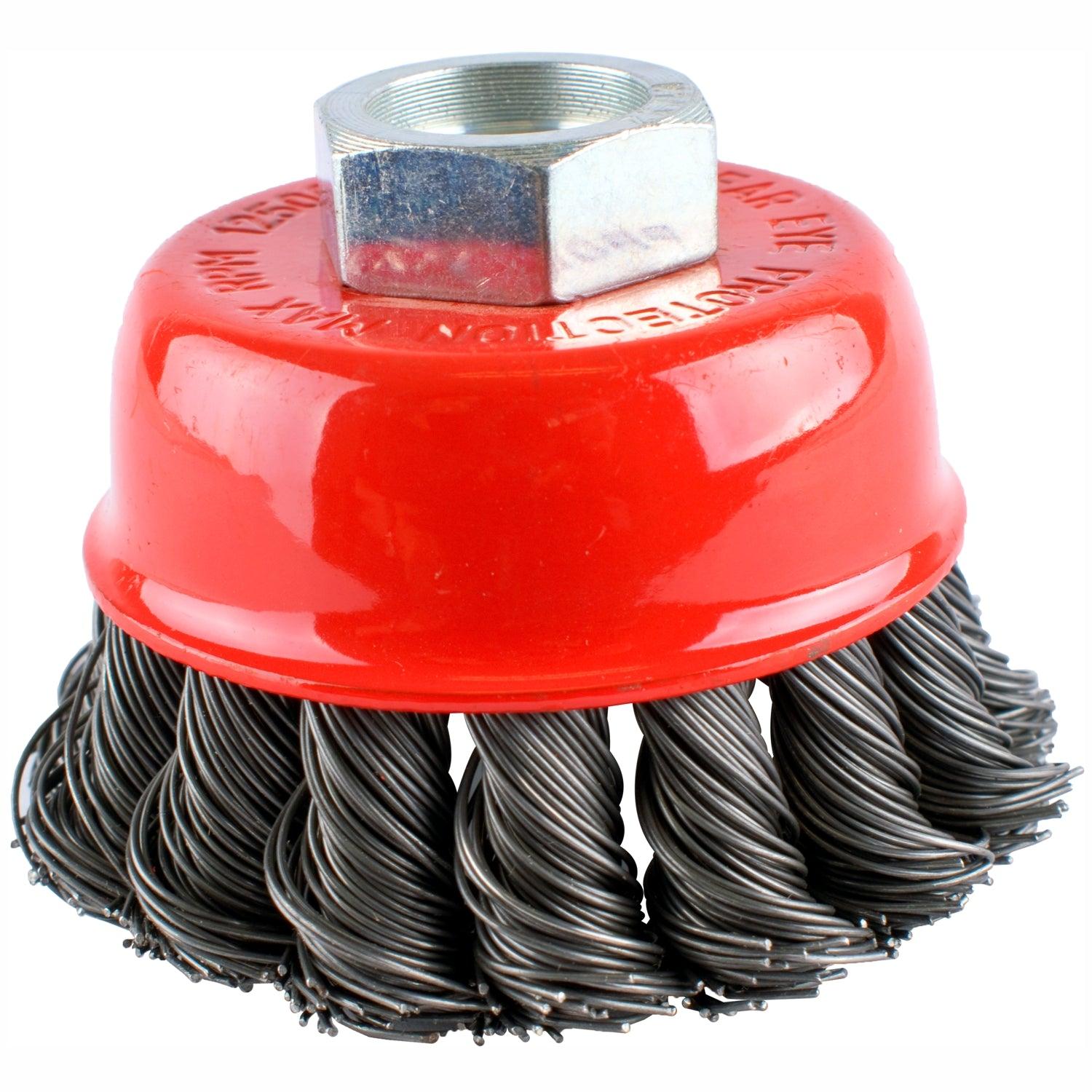 Wire Cup Brush Twisted 65 Mmxm14 Blister - Livestainable.co.za