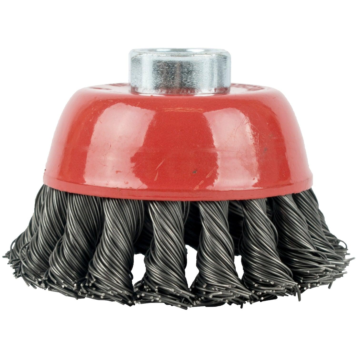 Wire Cup Brush Twisted 80 Mm X M14 Blister - Livestainable.co.za