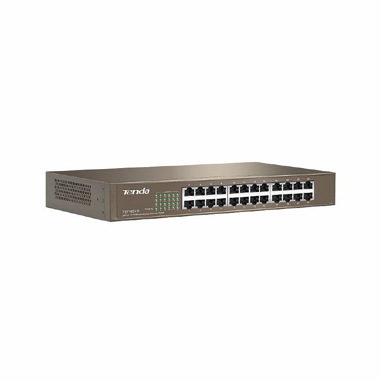 Tenda Ethernet Switch 24 Port 10/100 Rack Metal