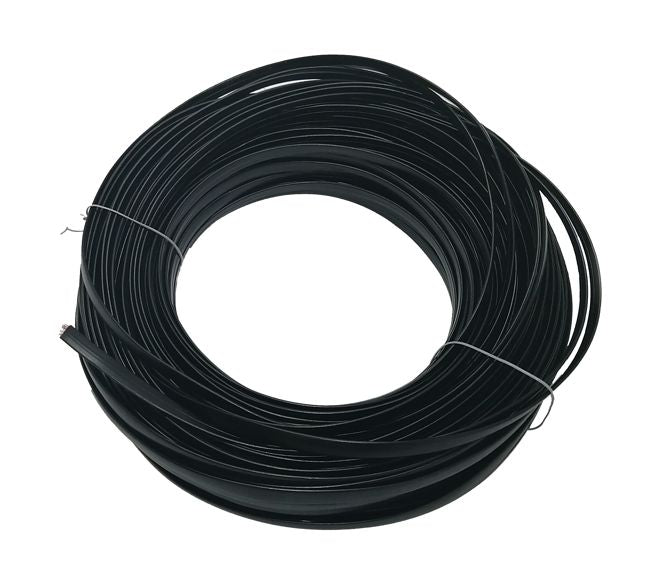 Flat Flex Telephone Cable 8 C Black 170m/Reel Awg26 8 B
