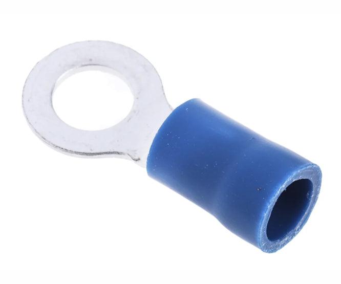 Terminal Pre Ins Ring Lug Blue R=5.3mm 100 P/Bag Rv 2 5 S / 190154 *Dbk* - Livestainable.co.za