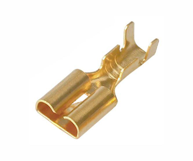 Terminal Un Ins Brass 6.35mmx0.8 Fem 06032 123 204 L - Livestainable.co.za