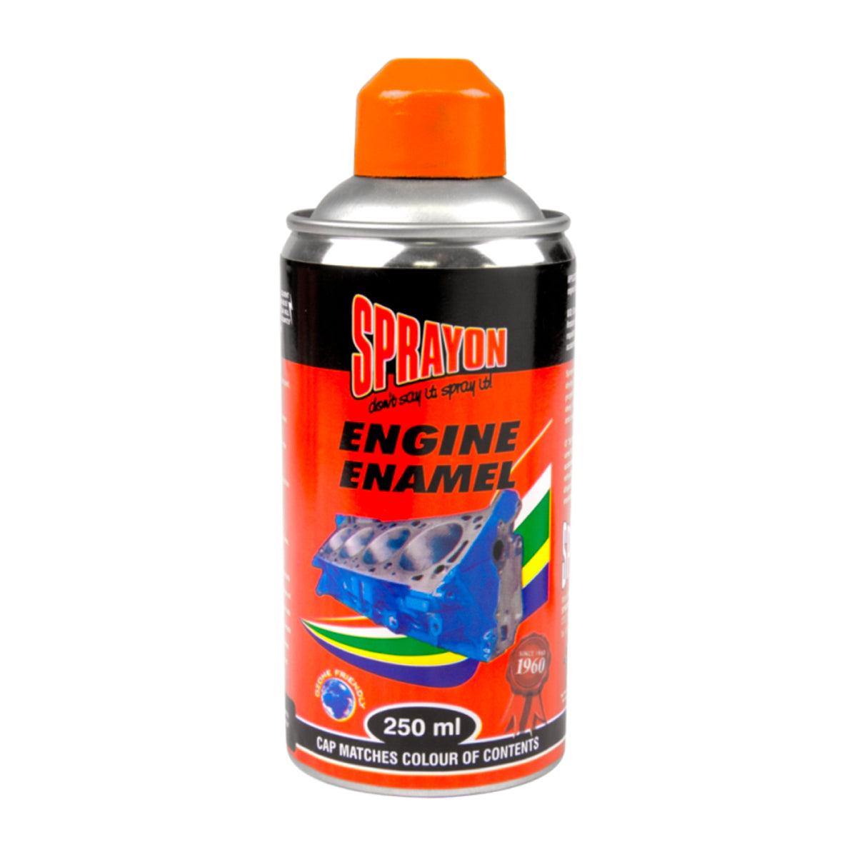 Sprayon Engine Enamel Spray Gunstone Orange 250 Ml - Livestainable.co.za