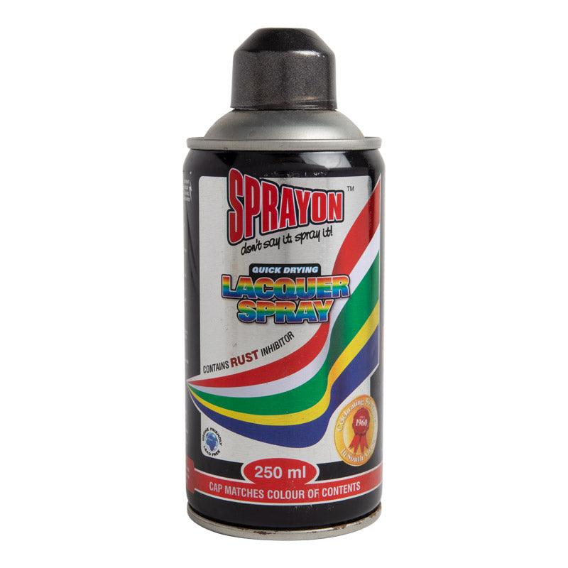 Sprayon Metallic Spray Paint Cast Iron 250 Ml - Livestainable.co.za