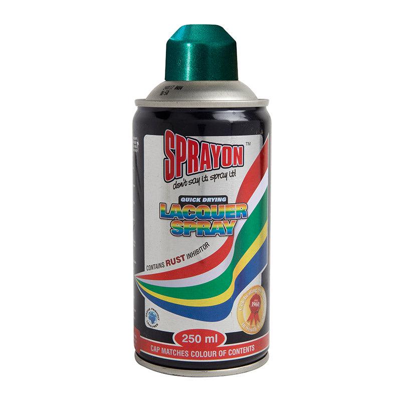 Sprayon Metallic Spray Paint Green 250 Ml - Livestainable.co.za