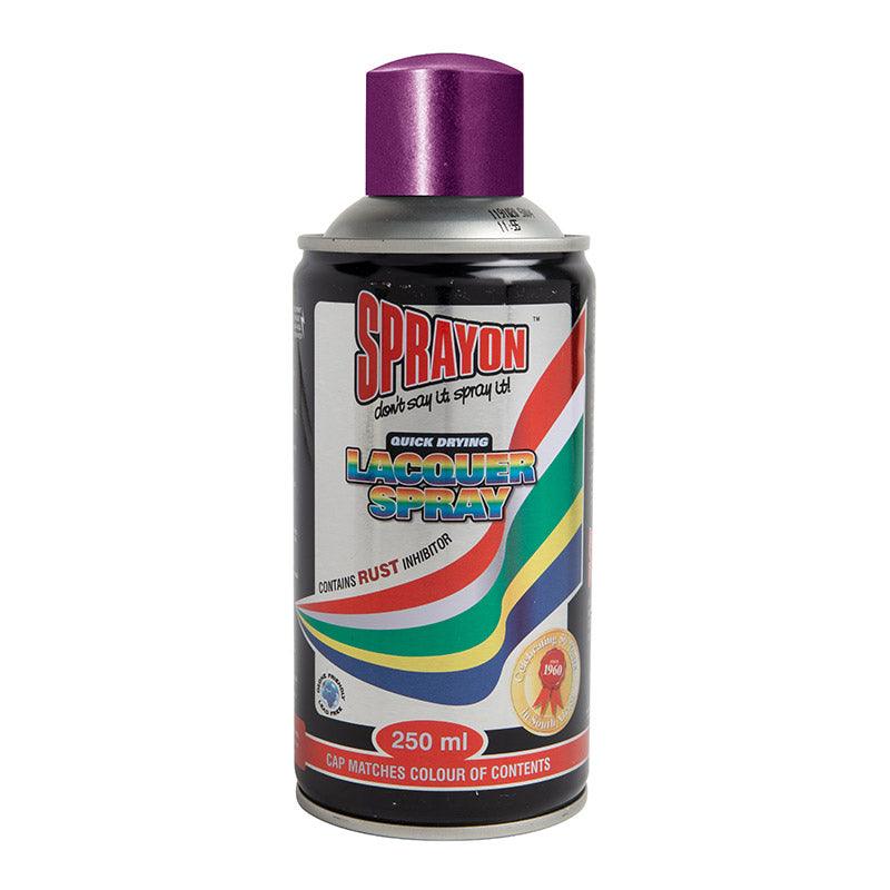 Sprayon Metallic Spray Paint Purple 250 Ml - Livestainable.co.za