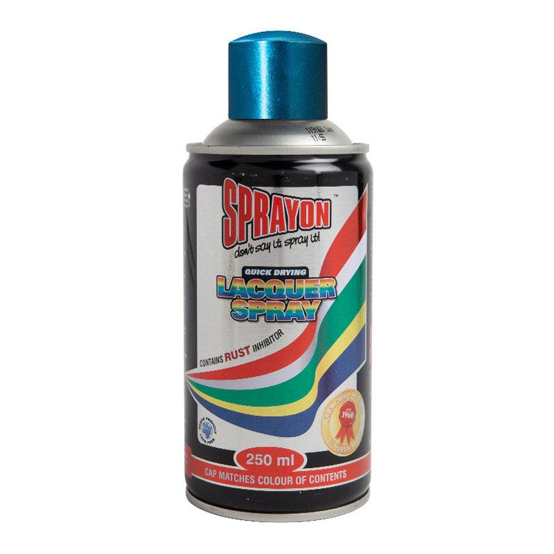 Sprayon Mettalic Spray Paint Metallic Blue 250 Ml - Livestainable.co.za