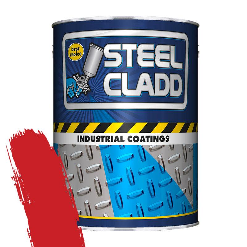 Steel Cladd Quick Dry Enamel Mf Red 1 L - Livestainable.co.za