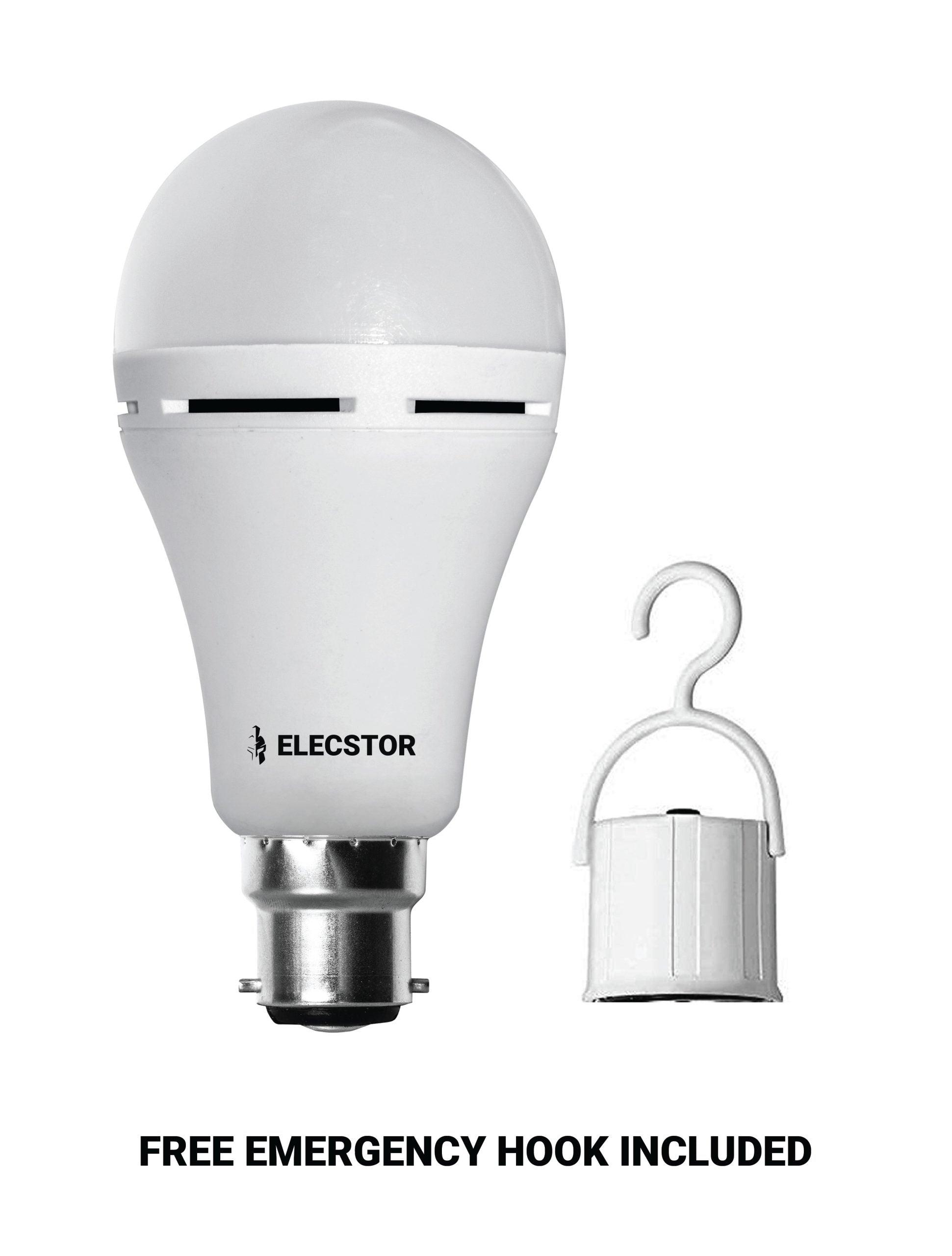 Elecstor B22 7 W Rechargeable Cool White - Livestainable.co.za