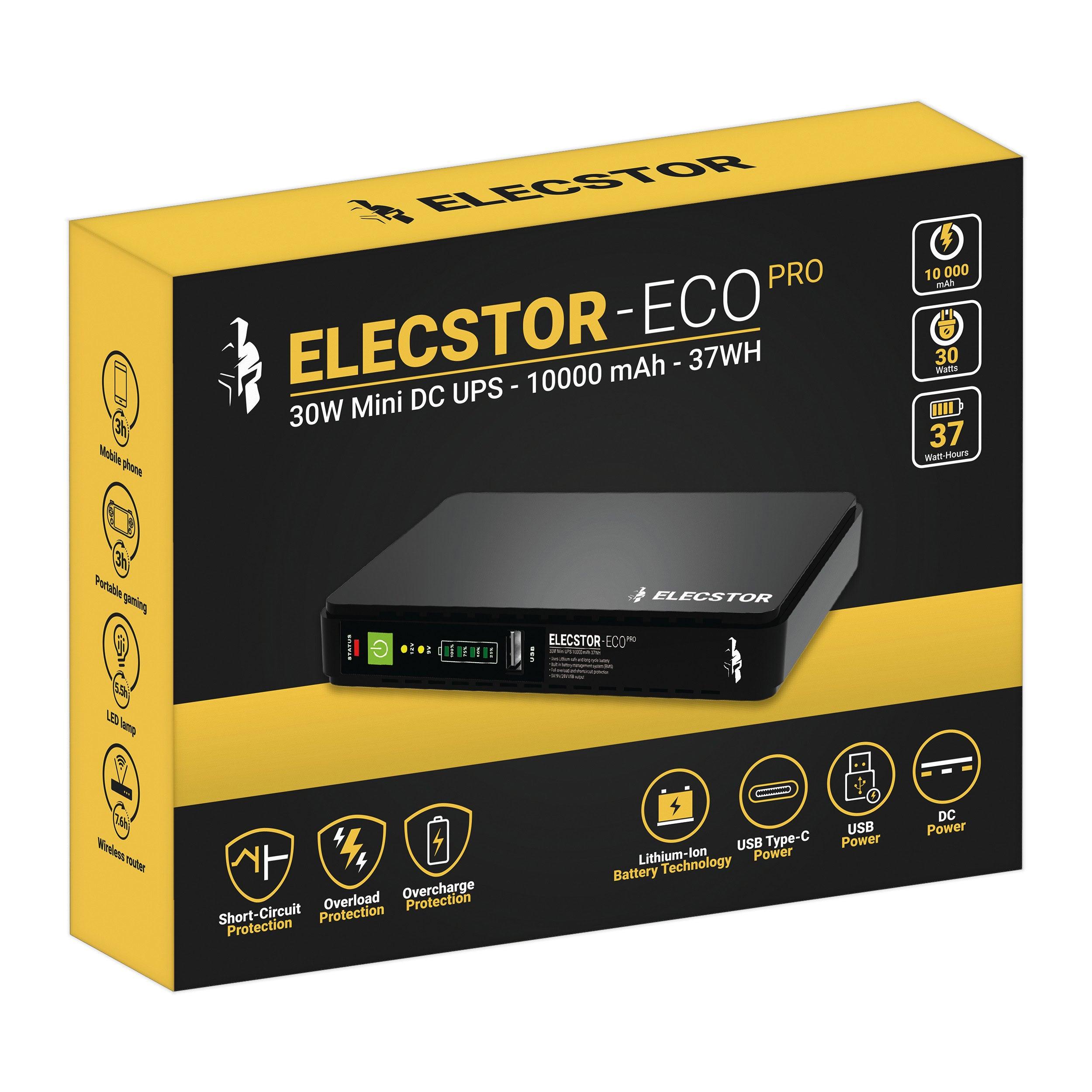 Elecstor 30 W Mini Ups 10000m Ah 35 Wh - Livestainable.co.za