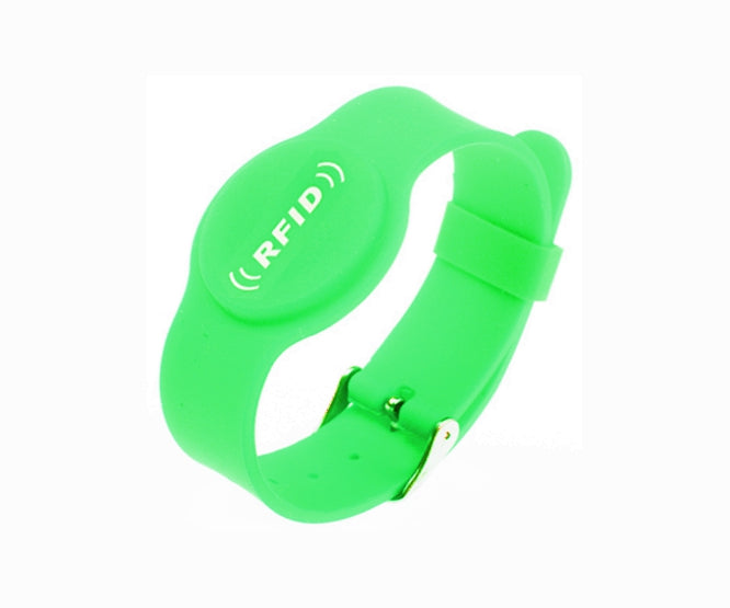 Wrist Band Rfid Tag Tk4100 125 K Hz Fl Green Tk4100 125 K Hz