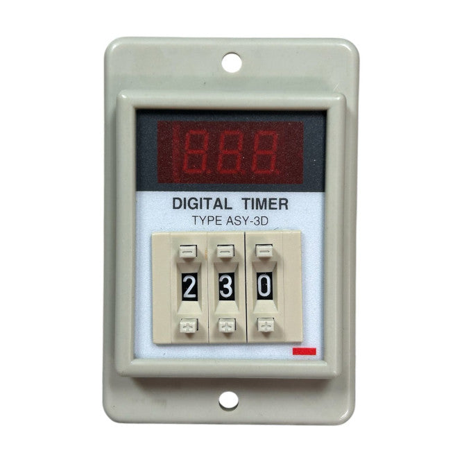 Timer M/Range 3 D 230 V 9.9 S 999 Hr 2 Xlimit Cont Flus Tmr Asy3 D 230 V