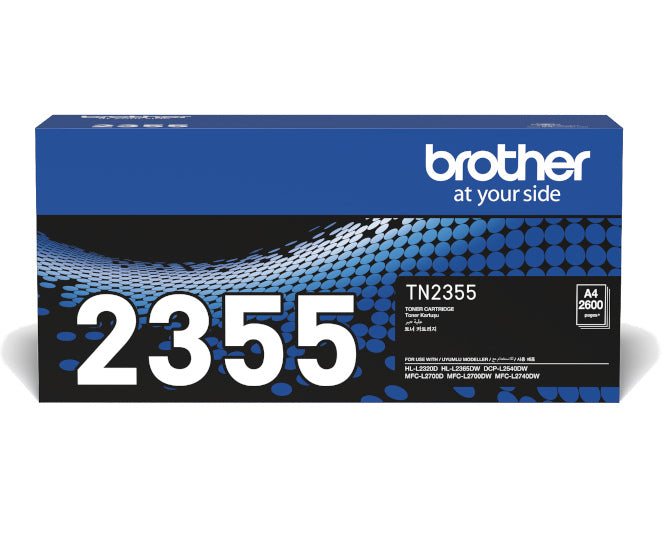 Black Laser Toner Cartridge 2600 Pages For Brother Dcp L2540 Tn 2355