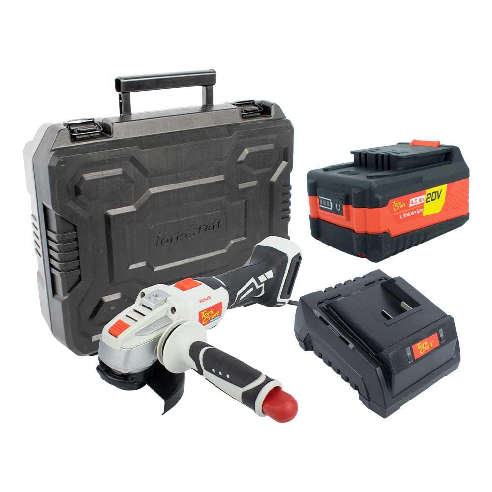 Angle Grinder 20 V 115 Mm C/W Std. Charg. & 4.0 Ah Battery - Livestainable.co.za