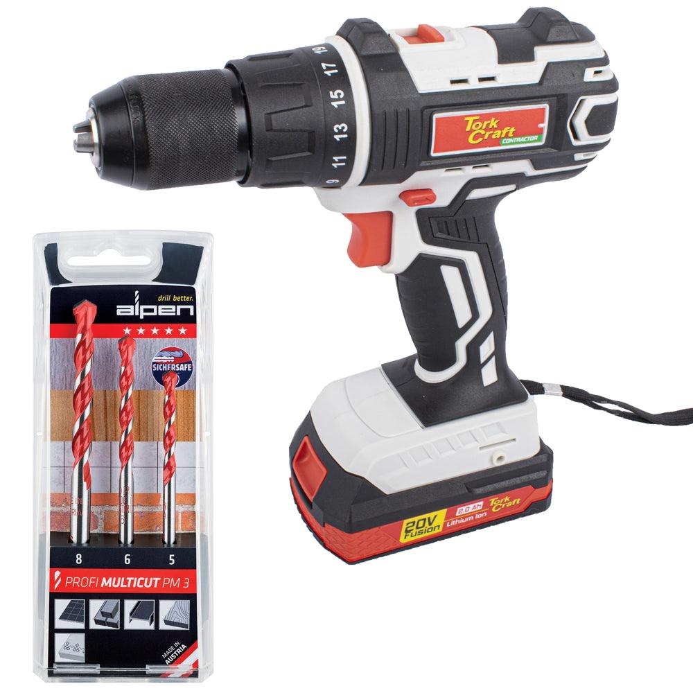 Imp Driver Tc20030 With Multicut Drill Set Alp Pm3 - Livestainable.co.za