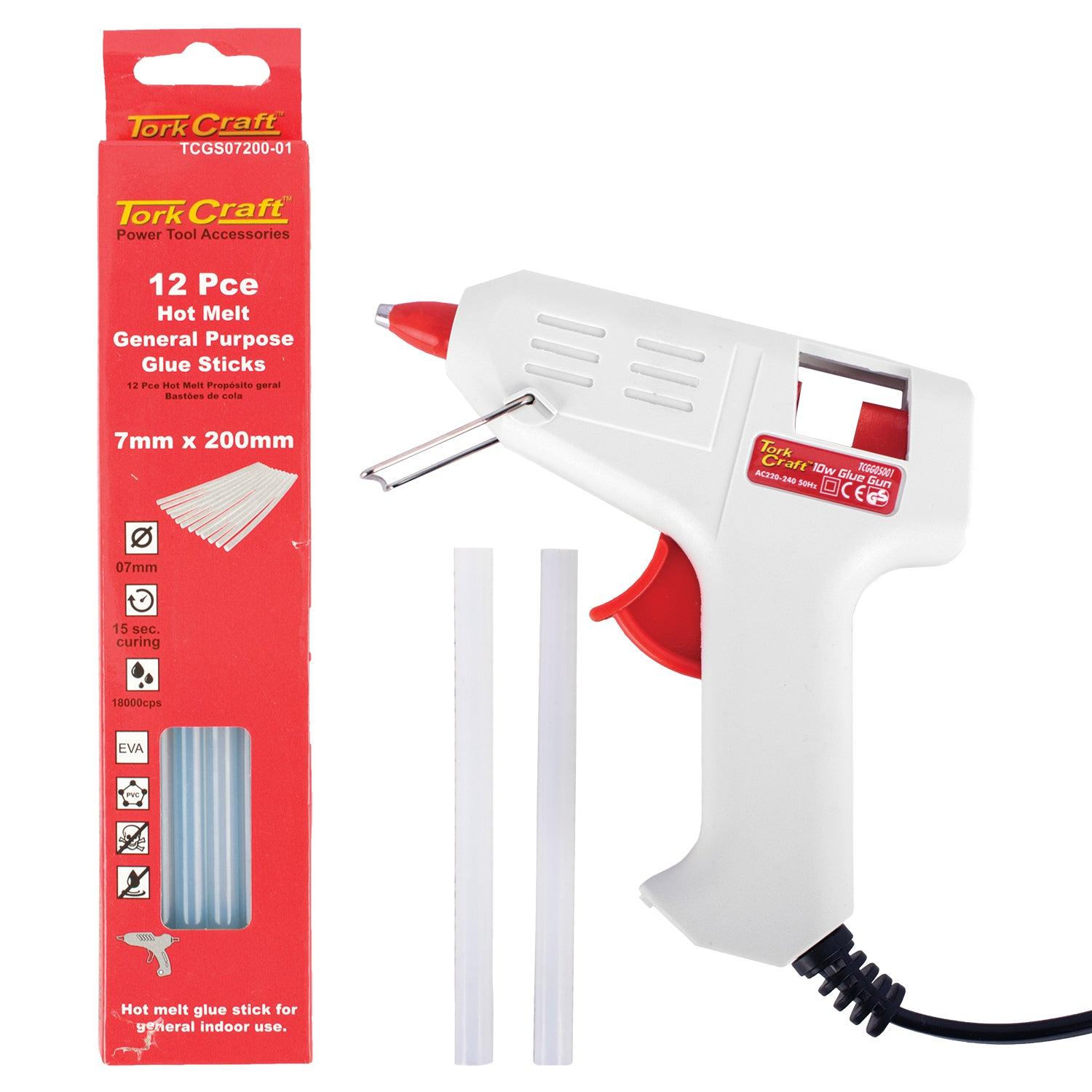 Tcgg05001 Glue Gun With Tcgs07200 01 Glue Sticks 12 Pce - Livestainable.co.za