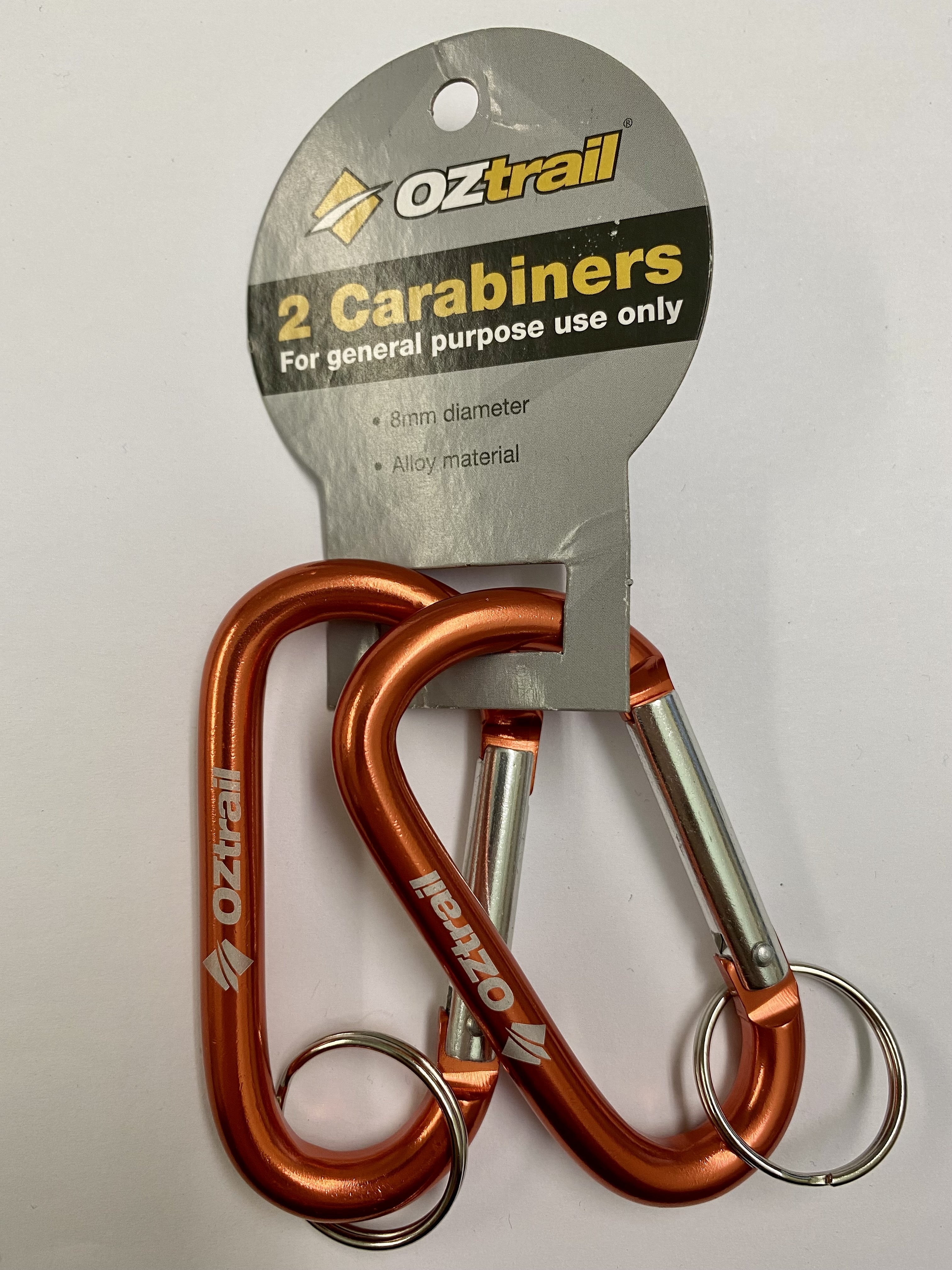 Carabiner 8mm (Pack Of 2)