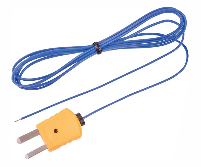 K Type Temperature Probe Bead 40 250 D Mini Connector Open End Tp 01