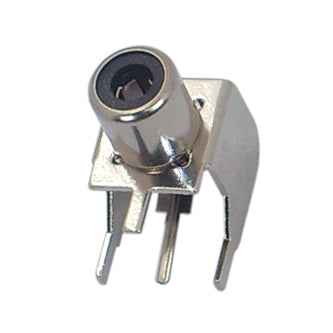 Rca Socket Pcb Mount Black Trc 009 Bk