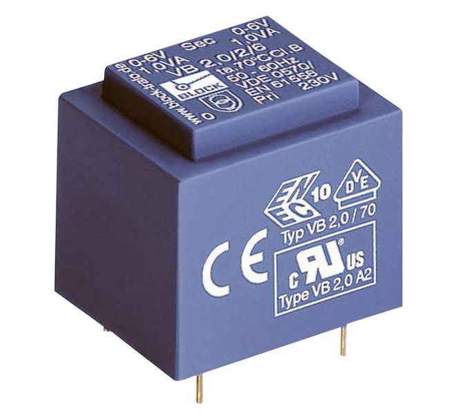 Transformer P=230 V S=18 V 66m A 1.2 Va Pcb Vb 1,2/1/18