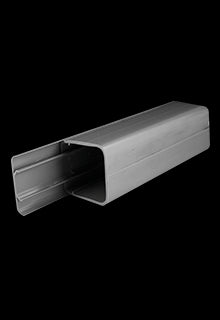 100x100mm Grey Pvc Trunking, 3m Length